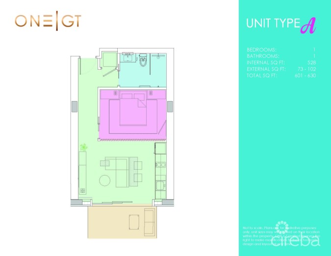 ONE|GT RESIDENCES - UNIT 614