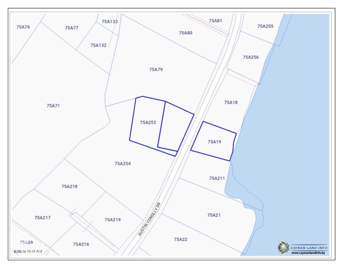 GUN BAY, EAST END - 2 LAND PARCELS - 1 BEACHFRONT