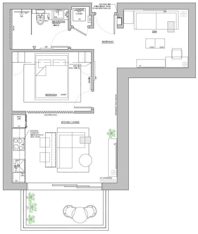 ONEGT RESIDENCES  - UNIT 905