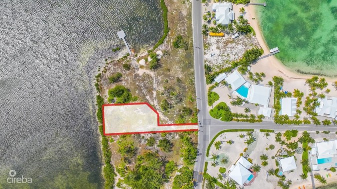 BEACHFRONT LOT IN CAYMAN KAI/RUM POINT WITH PRIVATE ROAD ACCESS