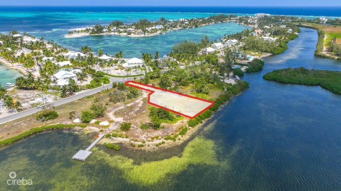 BEACHFRONT LOT IN CAYMAN KAI/RUM POINT WITH PRIVATE ROAD ACCESS