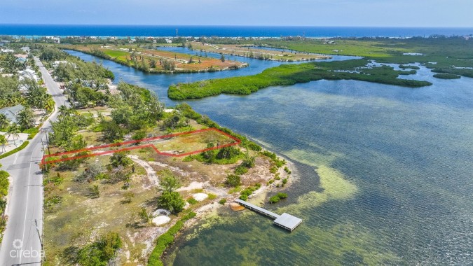 BEACHFRONT LOT IN CAYMAN KAI/RUM POINT WITH PRIVATE ROAD ACCESS