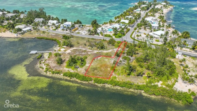 BEACHFRONT LOT IN CAYMAN KAI/RUM POINT WITH PRIVATE ROAD ACCESS