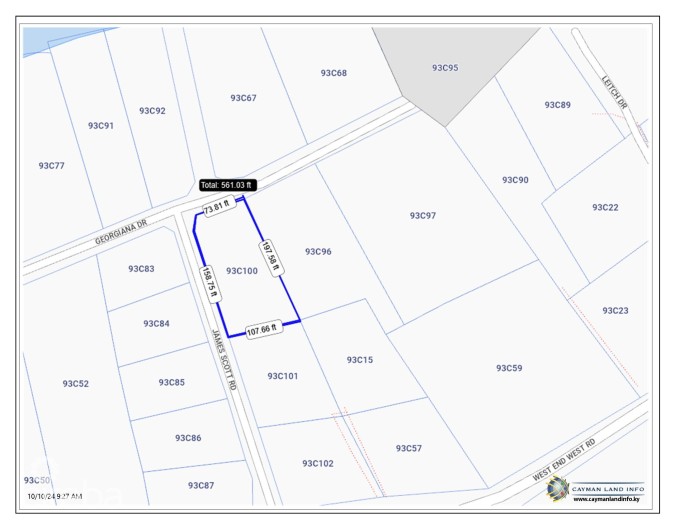 PRIME WEST END CAYMAN BRAC LAND PARCEL 100