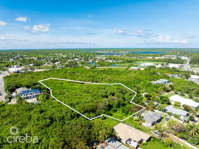 BODDEN TOWN DEVELOPMENT LAND WITH APPROVED PLANS