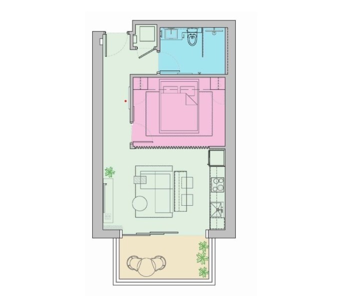 ONE|GT RESIDENCES - UNIT 711